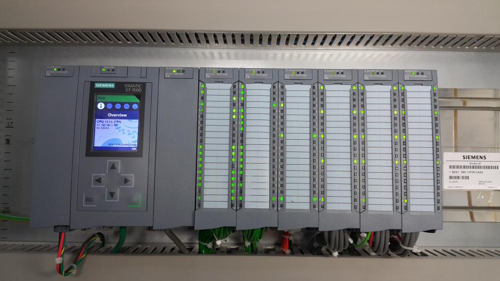 Main PLC controller and its modules